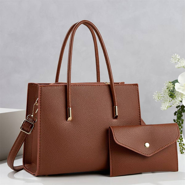 Damen elegante Handtasche mit herausnehmbarem Geldbeutel Nord Taschen