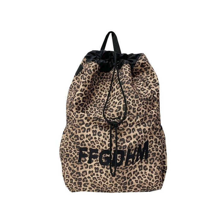 Damen Freizeit-Rucksack mit trendigem Tiermuster und praktischem Kordelzug Nord Taschen