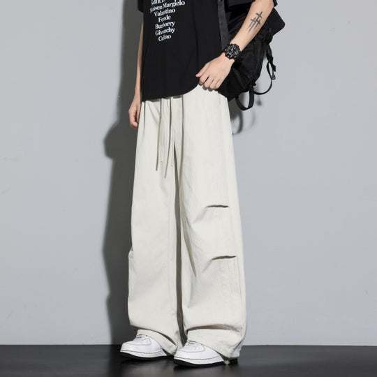 Damen Weite Lagen-Loungehose mit Cargo-Details & elastischem Tunnelzug Nord Taschen