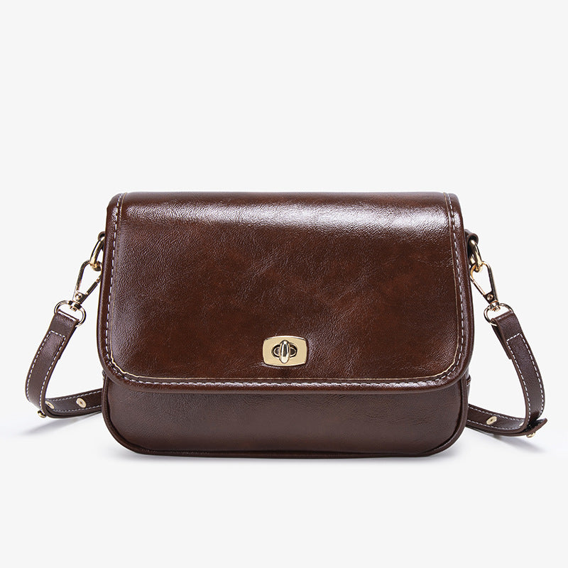 Damen Umhängetasche mit eleganter Klappenöffnung und luxuriösem Kunstleder Nord Taschen