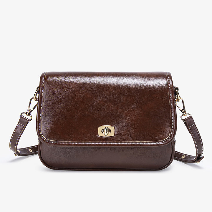 Damen Umhängetasche mit eleganter Klappenöffnung und luxuriösem Kunstleder Nord Taschen