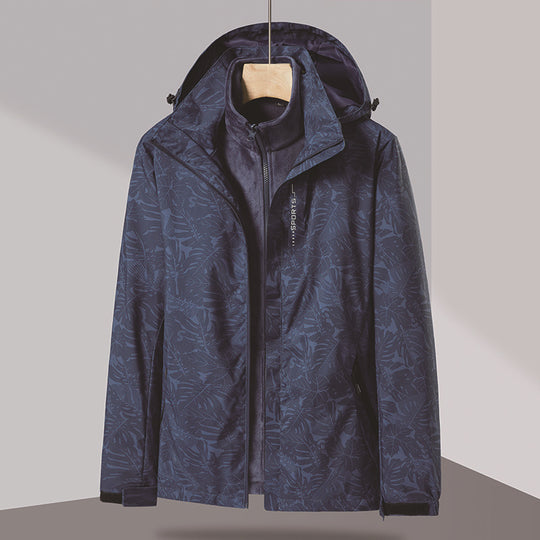 Herren Multifunktionale Übergangsjacke mit Reißverschluss Nord Taschen