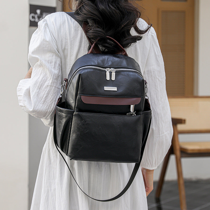 Damen Rucksack mit praktischen Fächern und stilvollem Kunstleder Nord Taschen