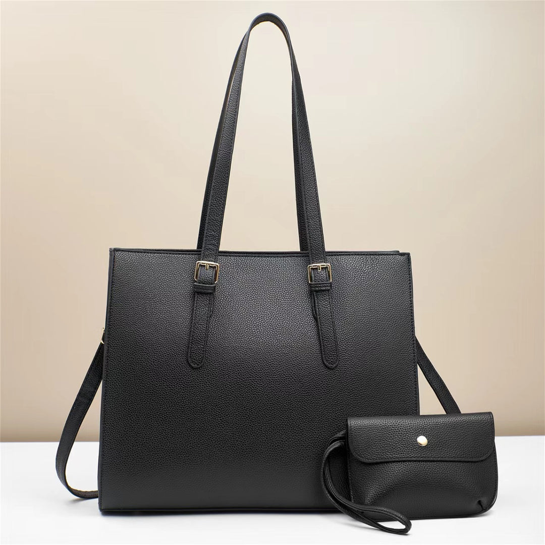 Damen elegante Shopper-Tasche mit abnehmbarer Mini-Tasche Nord Taschen