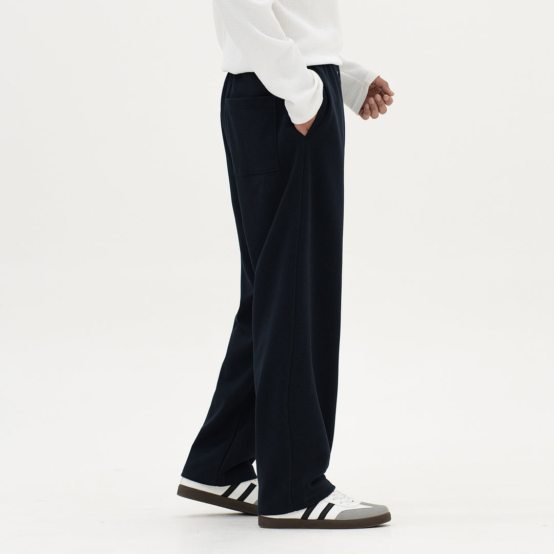 Herren Weiche Relax-Fit Jogginghose mit weitem Bein und Kordelzug Nord Taschen