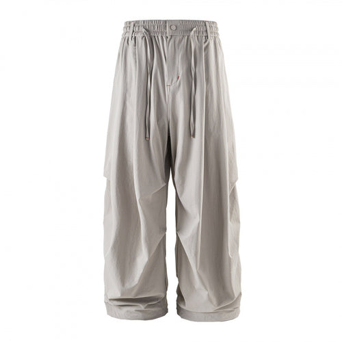 Unisex Weitgeschnittene technische Cargo-Hose mit Gummibund, Kordelzug und Reißverschlusstaschen Nord Taschen