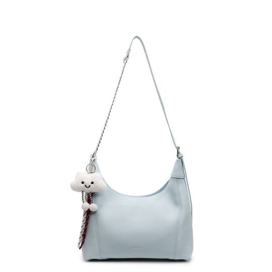 Damen Schultertasche mit charmantem Kühlschrankanhänger | Nord Taschen