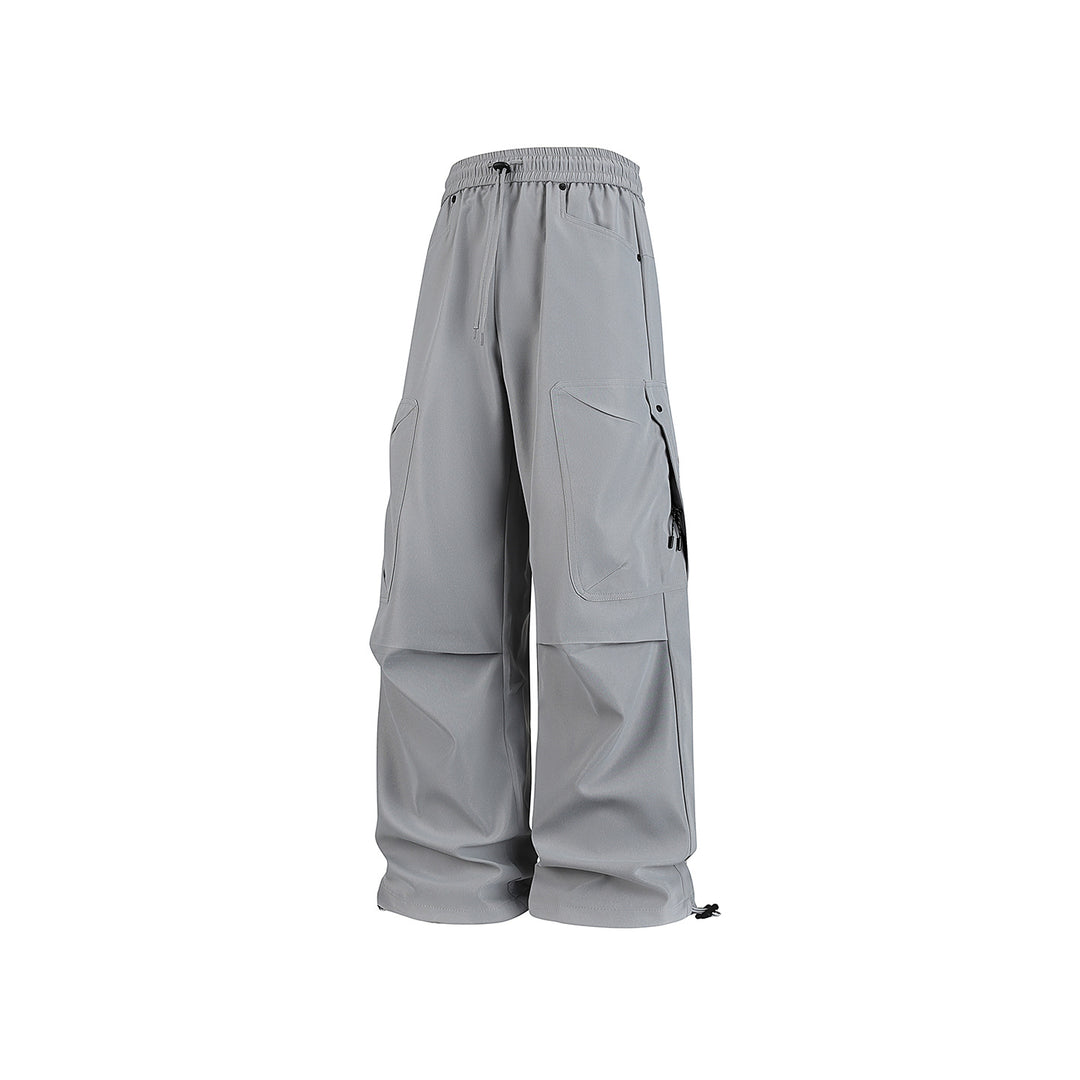Herren Extraweite Utility-Cargohose im Joggerstil mit Tunnelzugbund und verstellbaren Beinabschlüssen Nord Taschen