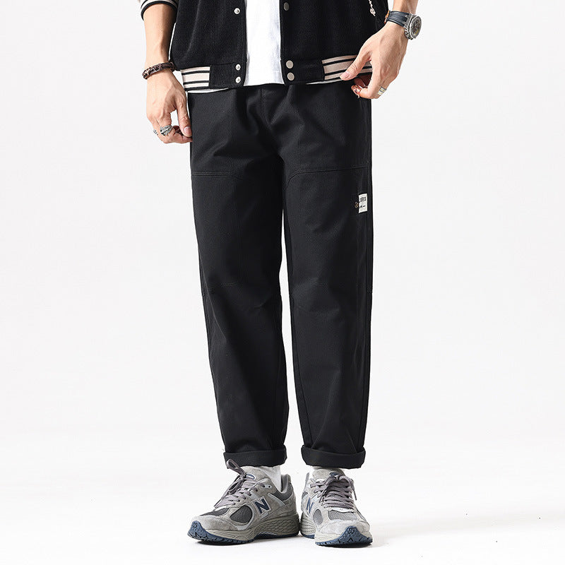 Herren Locker geschnittene Cargo-Jogginghose mit Tunnelzug, Knieabnähern und Utility‑Details Nord Taschen