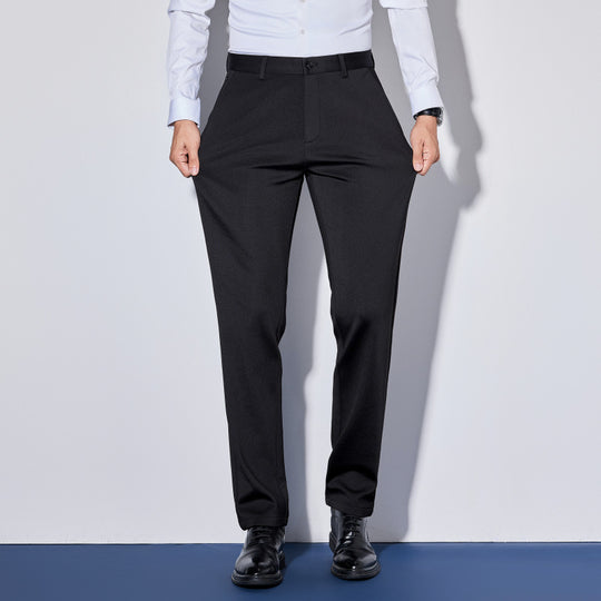 Herren Elegante Business-Hose mit geradem Schnitt und elastischem Bund Nord Taschen