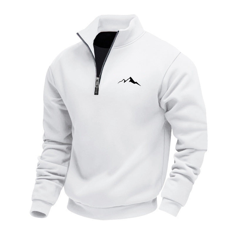 Herren Sweatshirt mit kurzem Reißverschluss Nord Taschen