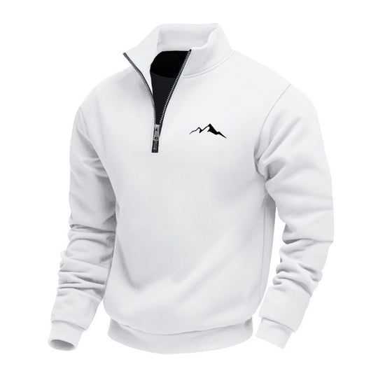 Herren Sweatshirt mit kurzem Reißverschluss Nord Taschen