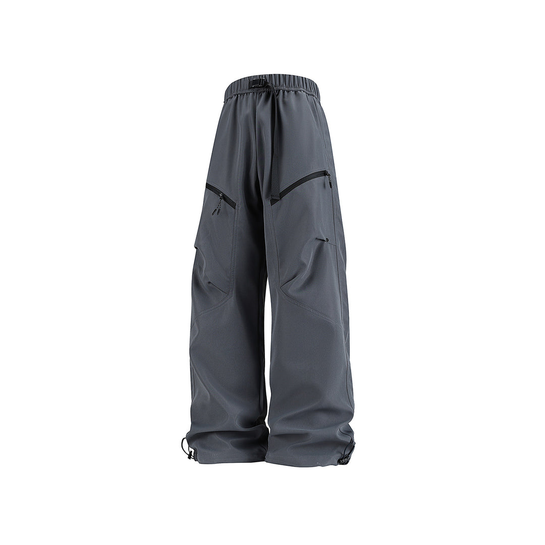 Herren Weite Technical‑Cargo‑Hose mit Tunnelzugbund, verstellbaren Beinabschlüssen und Reißverschlusstaschen Nord Taschen