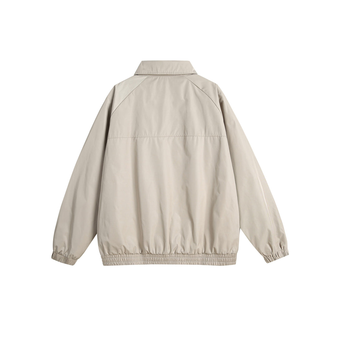 Unisex Boxy-Übergangsblouson mit Stehkragen und elastischem Saum Nord Taschen