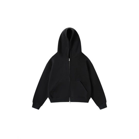 Unisex Oversize Kapuzenjacke mit durchgehendem Reißverschluss und Kängurutaschen aus Baumwoll-Fleece Nord Taschen