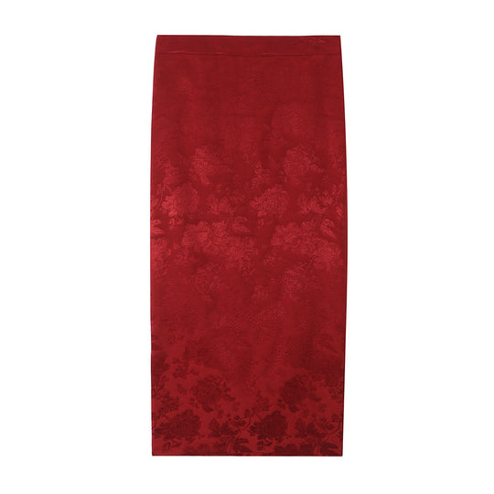 Damen Ein-Schulter Jacquard-Top mit Taillenband und Zierschleife Nord Taschen