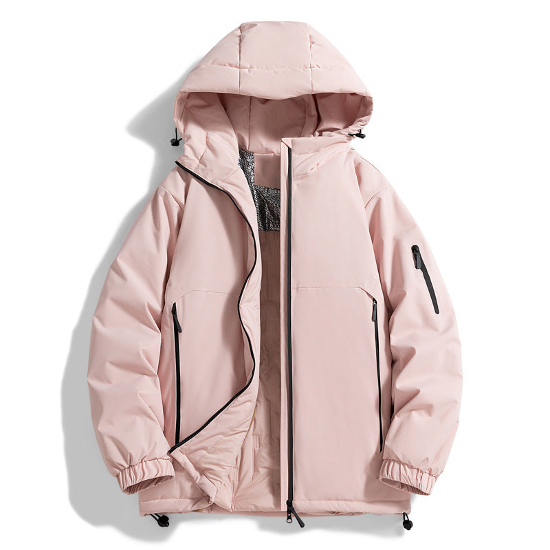 Unisex Warmer wasserabweisender Steppparka mit technischer Kapuze Nord Taschen
