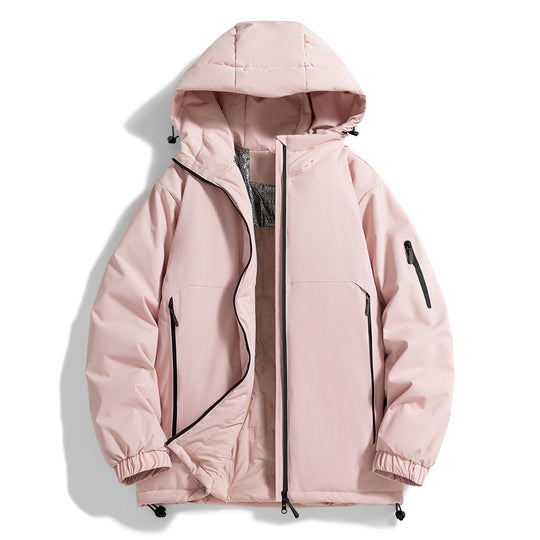 Unisex Warmer wasserabweisender Steppparka mit technischer Kapuze Nord Taschen