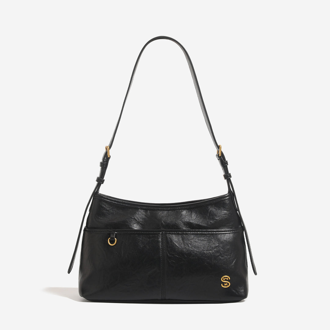 Damen Hobo-Handtasche mit stilvollem Kettenriemen und praktischen Fächern Nord Taschen