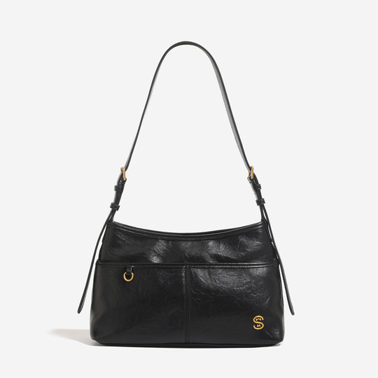 Damen Hobo-Handtasche mit stilvollem Kettenriemen und praktischen Fächern Nord Taschen