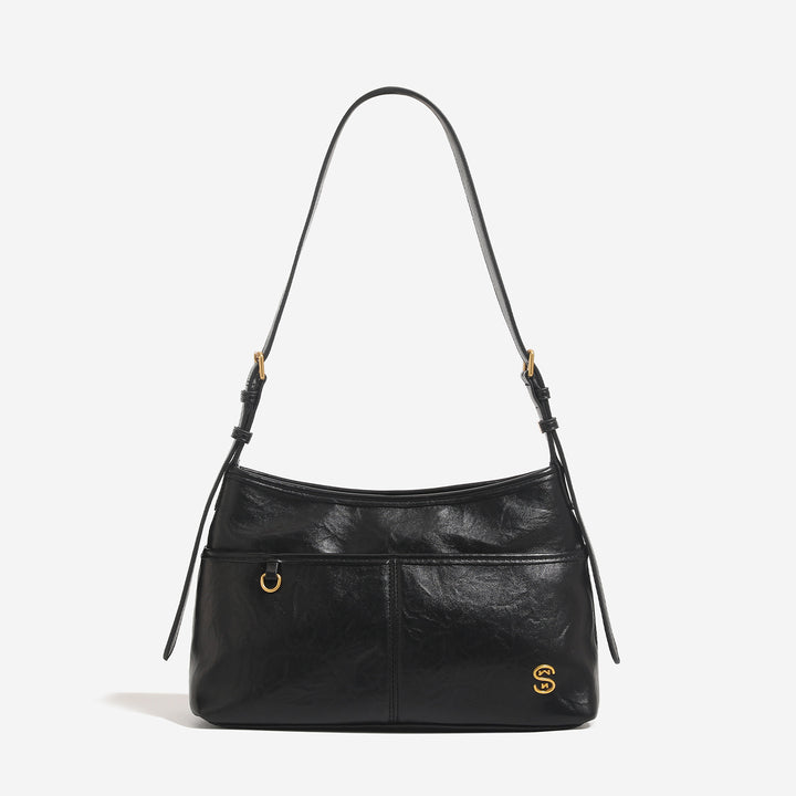 Damen Hobo-Handtasche mit stilvollem Kettenriemen und praktischen Fächern Nord Taschen