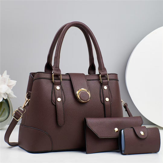 Damen elegante Tragetasche mit abnehmbarem Mini-Portemonnaie von Nord Taschen
