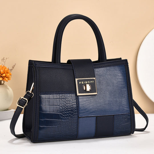 Damen hochwertige Handtasche mit strukturiertem Design und abnehmbarem Schulterriemen Nord Taschen