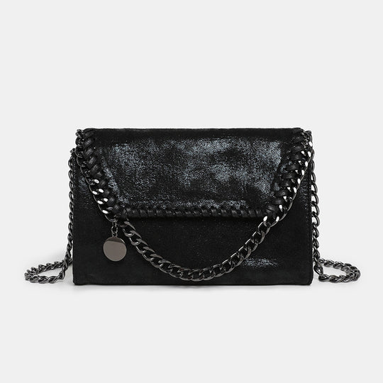 Damen Clutch mit eleganter Kettenverzierung und luxuriösem Samtmaterial Nord Taschen
