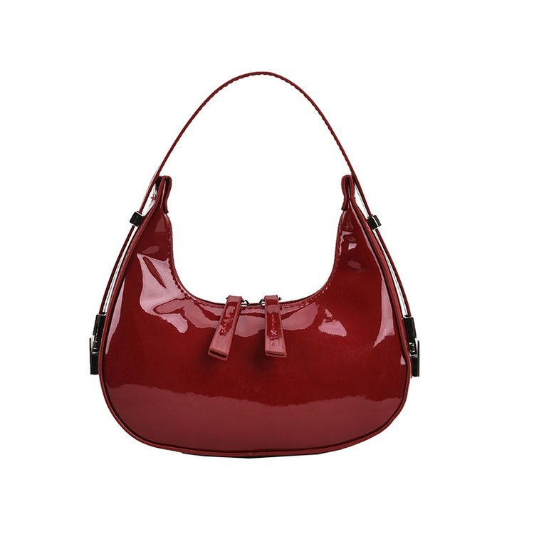 Damen Hobo-Tasche mit glänzender Oberfläche und einzigartigem Design Nord Taschen