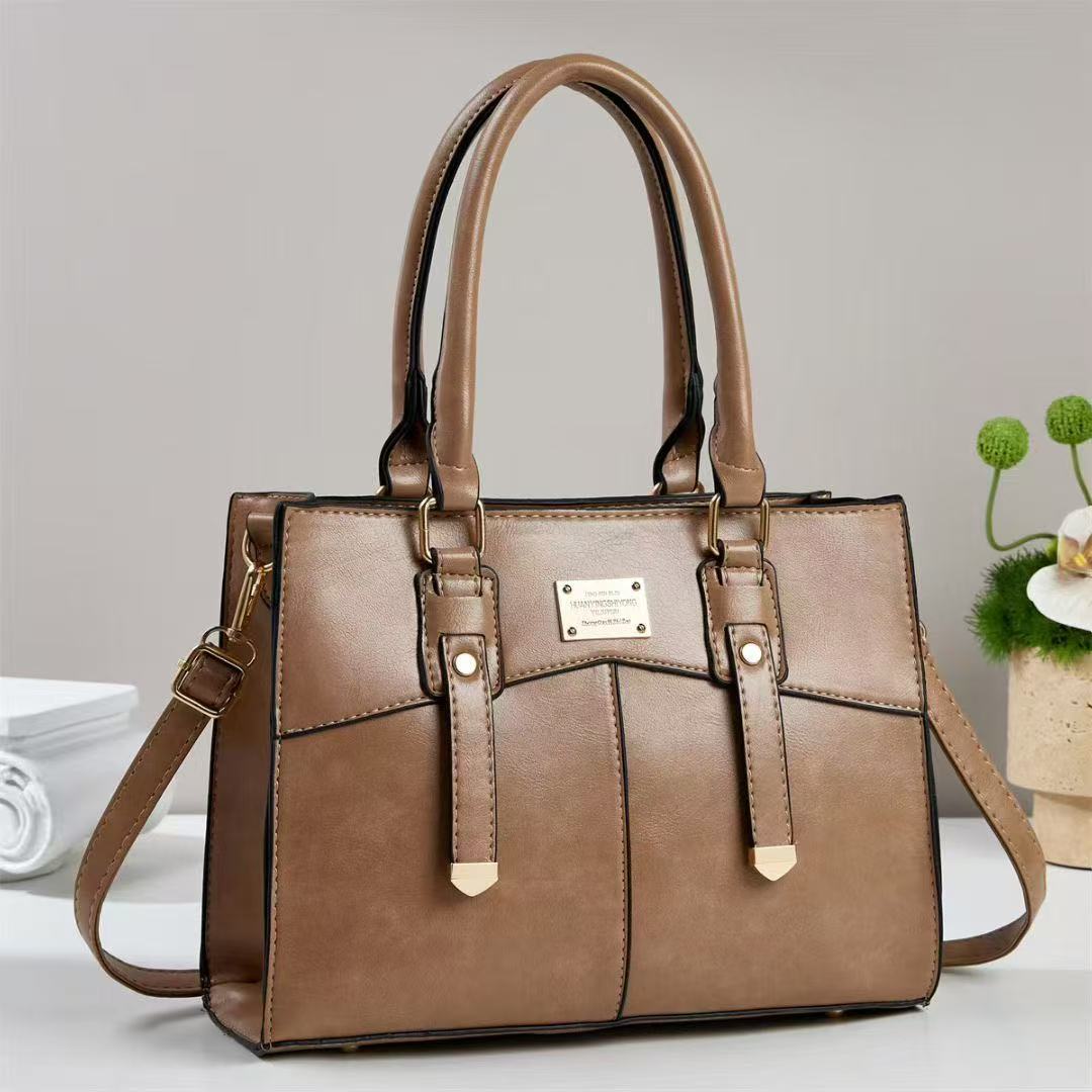Damen Designer-Handtasche mit eleganter Struktur und abnehmbarem Schultergurt Nord Taschen