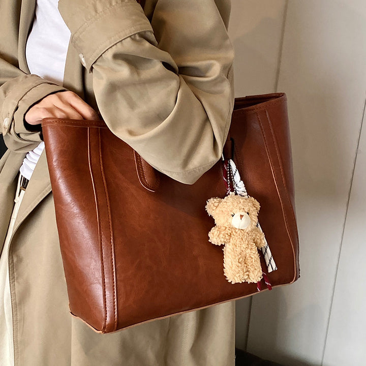 Damen Tragetasche mit elegantem strukturierter Oberfläche und praktischen Innenfächern Nord Taschen