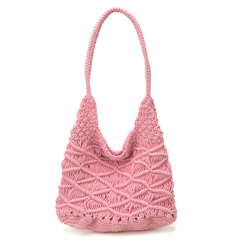 Damen Häkel Schultertasche Nord Taschen