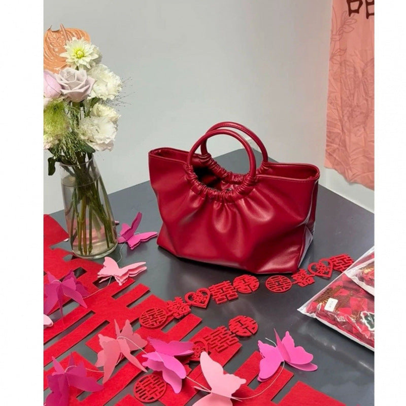 Damen Tragetasche mit modischem Wickeldesign und abnehmbarem Schulterriemen Nord Taschen
