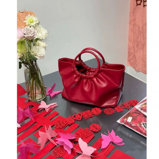 Damen Tragetasche mit modischem Wickeldesign und abnehmbarem Schulterriemen Nord Taschen