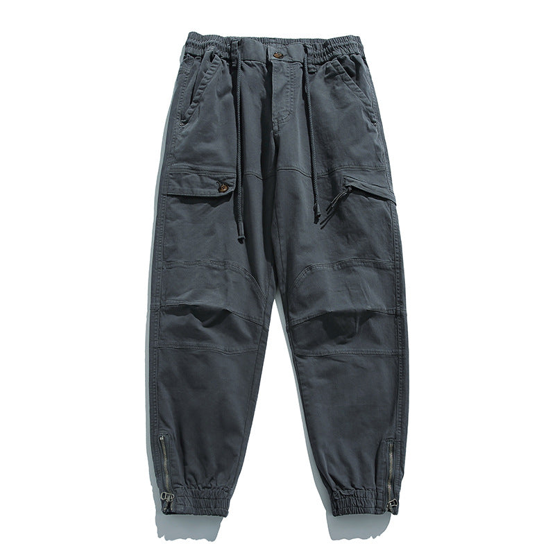 Herren Cargo-Joggerhose im Utility‑Stil mit ergonomischen Kniepaneelen und Reißverschluss‑Knöchel Nord Taschen