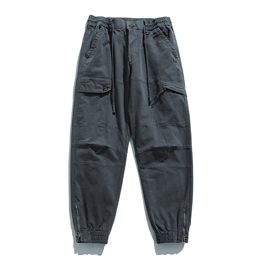 Herren Cargo-Joggerhose im Utility‑Stil mit ergonomischen Kniepaneelen und Reißverschluss‑Knöchel Nord Taschen