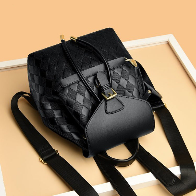Damen Rucksack mit geflochtenem Design Nord Taschen