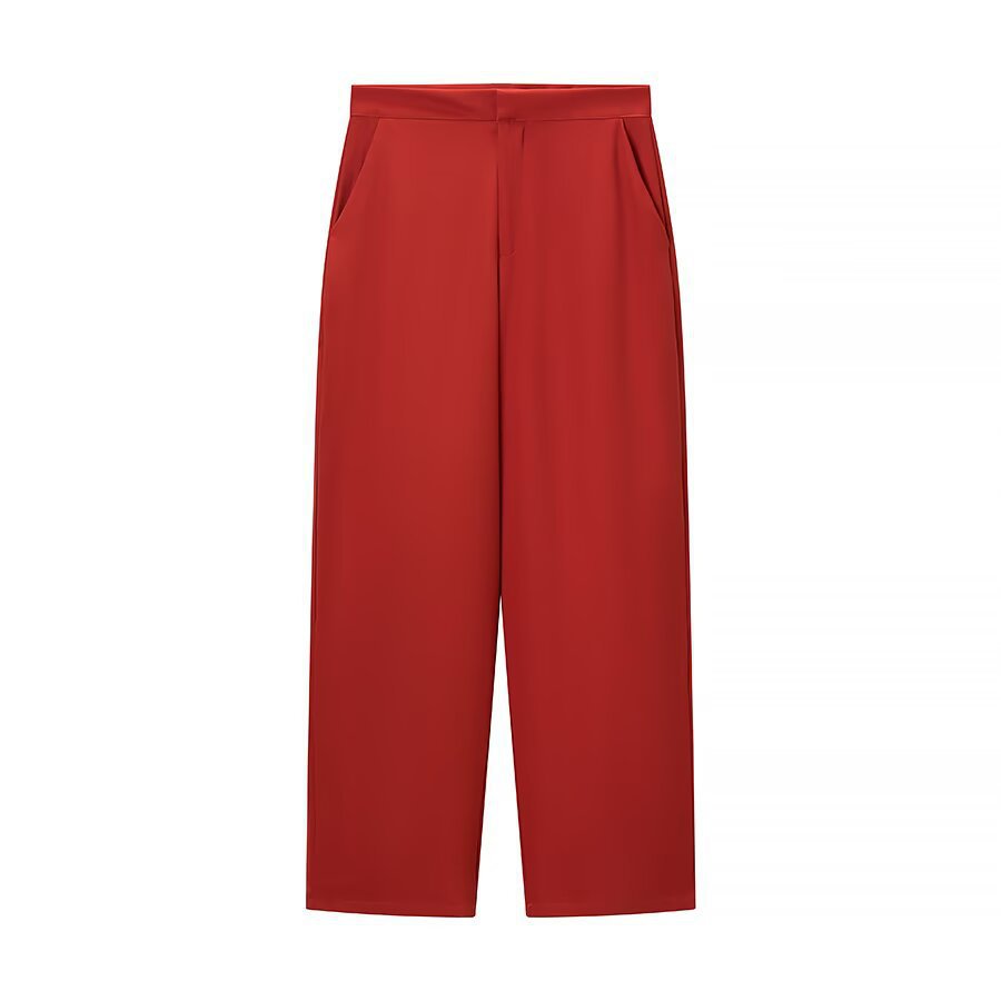 Damen Zweiteiliges Tailored-Blazer- und Highwaist-Hosen-Set mit goldknopf-Detail Nord Taschen