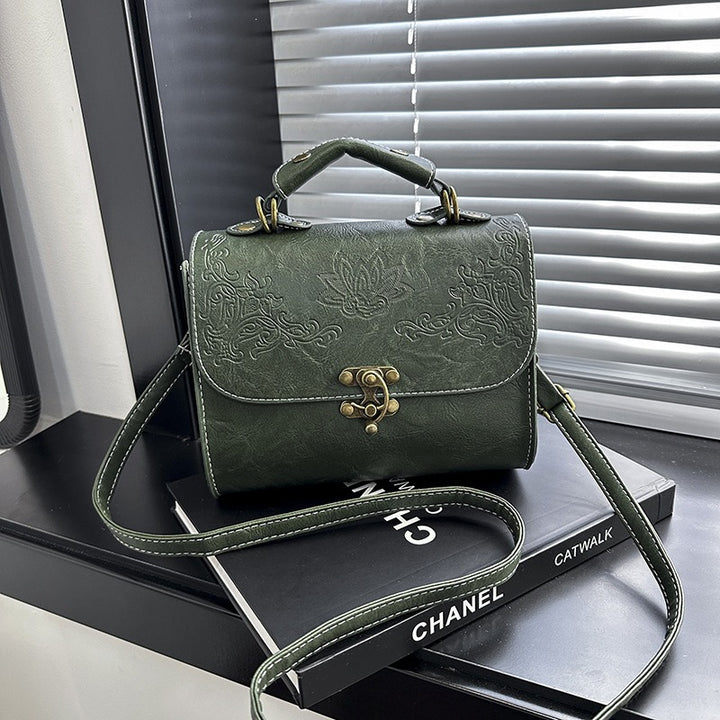 Damen elegante Umhängetasche mit kunstvollem Prägungsdesign Nord Taschen