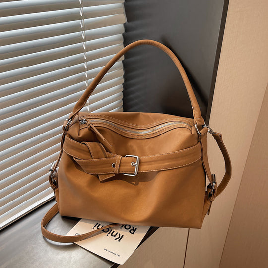 Damen modische Handtasche mit abnehmbarem Tragegurt und eleganten Akzenten Nord Taschen