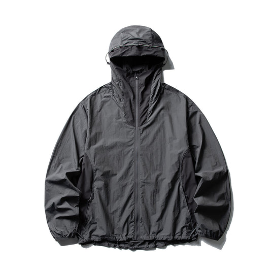 Herren Leichter Ripstop-Anorak mit Kapuze, Belüftungs- und Einsatzdetails Nord Taschen