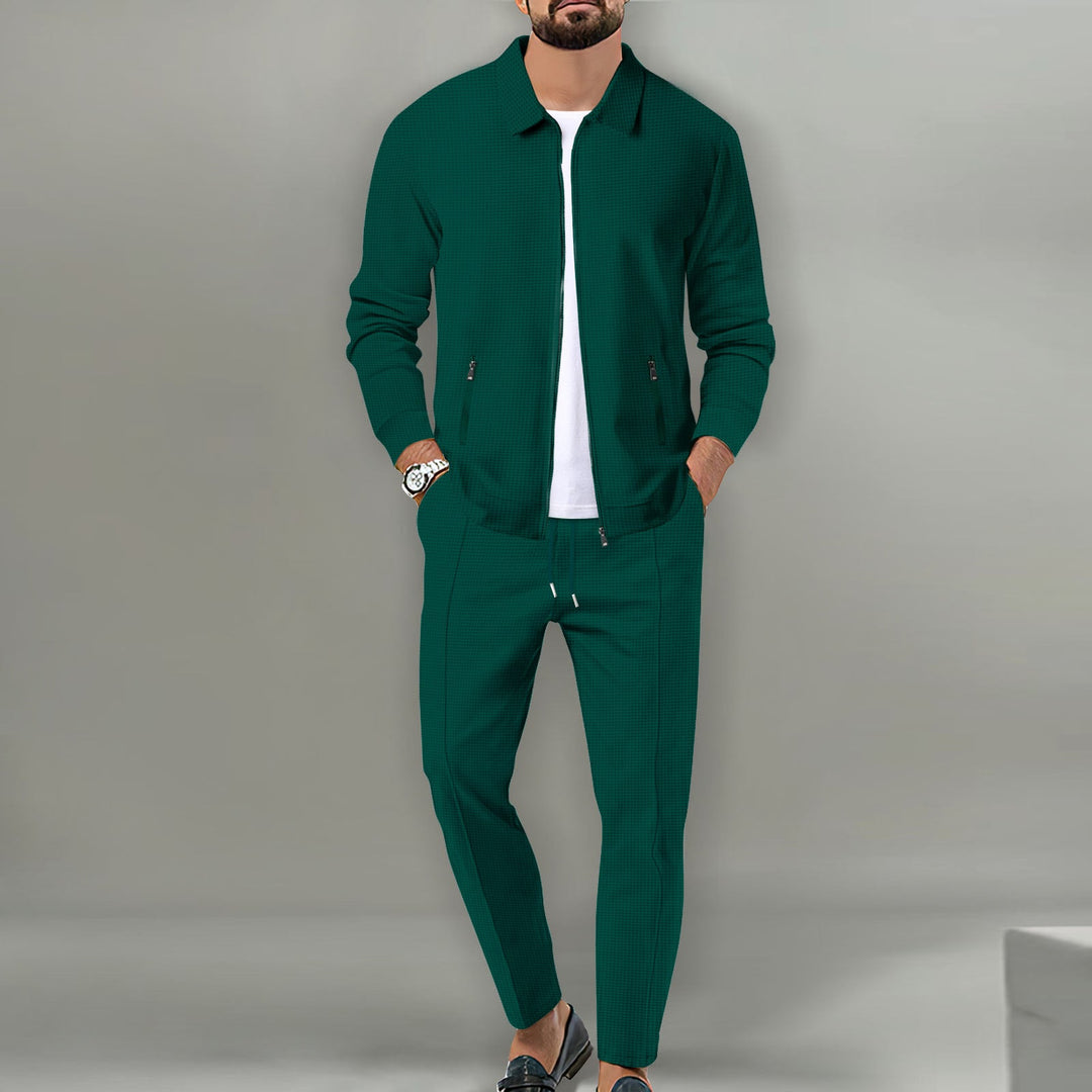 Herren sportliches Komplettset mit eleganter Oberjacke