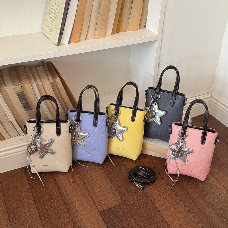 Damen praktische Mini-Handtasche mit abnehmbarem Anhänger Nord Taschen