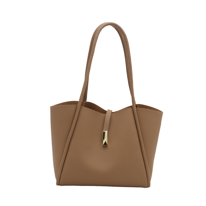 Damen elegante Tragetasche mit goldenen Akzenten Nord Taschen