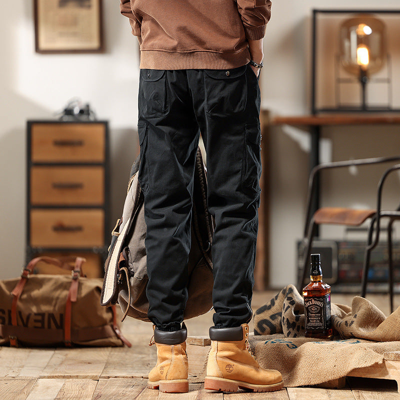 Herren Cargo-Jogginghose mit Multifachtaschen und elastischen Bündchen Nord Taschen