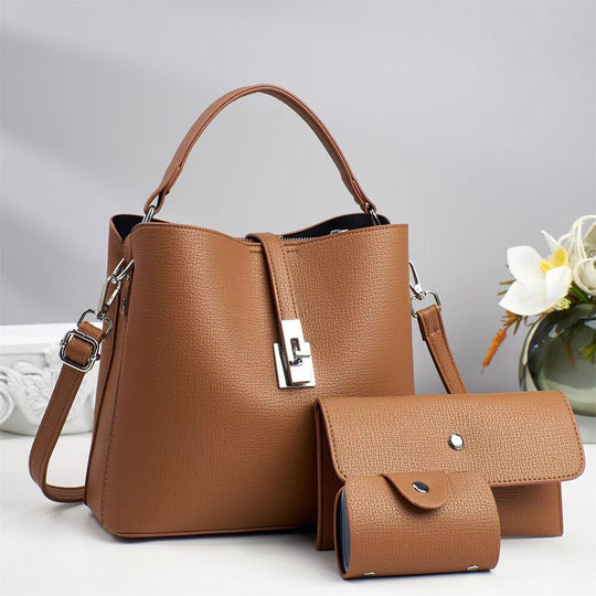 Damen Luxus Handtasche mit abnehmbarer Mini-Clutch Nord Taschen