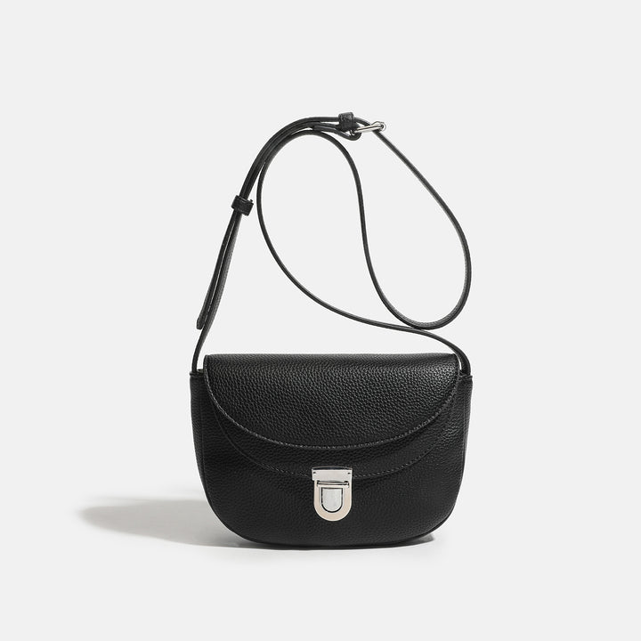 Damen Umhängetasche mit geschwungenem Design und eleganter Schnalle Nord Taschen