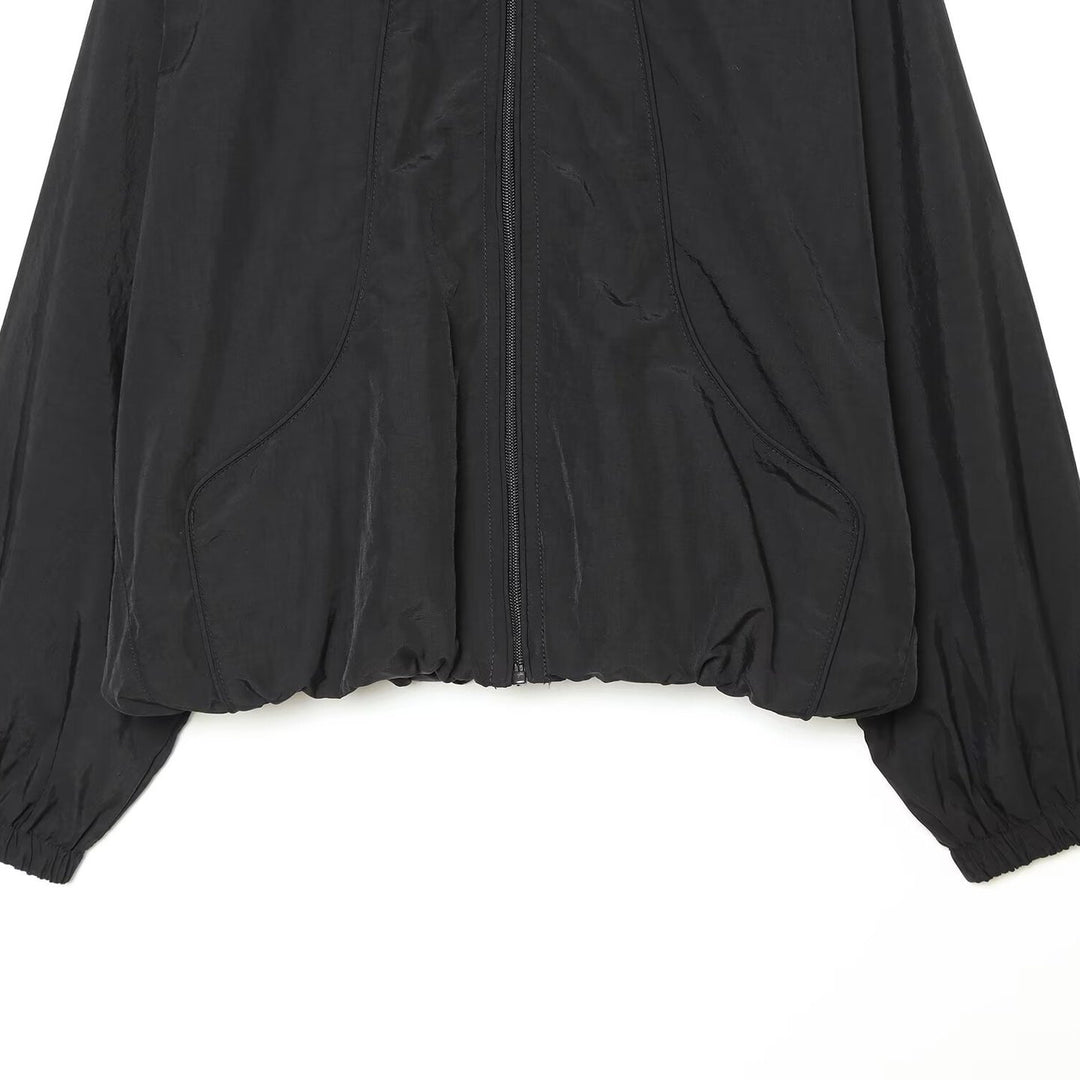 Damen Oversize Bomberjacke im Cropped‑Stil mit hohem Funnelkragen Nord Taschen