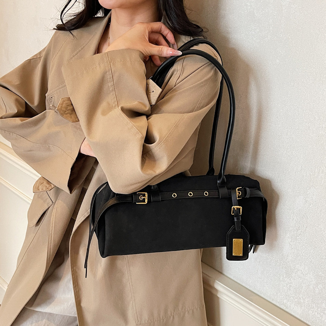 Damen Handtasche aus hochwertigem Wildleder mit elegantem Design Nord Taschen