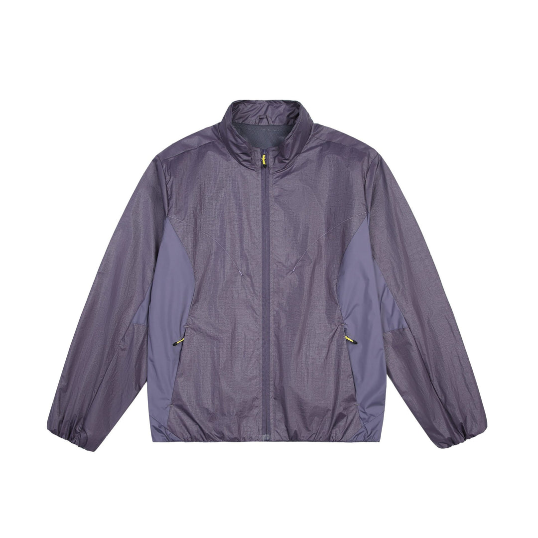 Damen Ultraleichte Lauf- und Windjacke mit Stehkragen und Mesh-Futter Nord Taschen